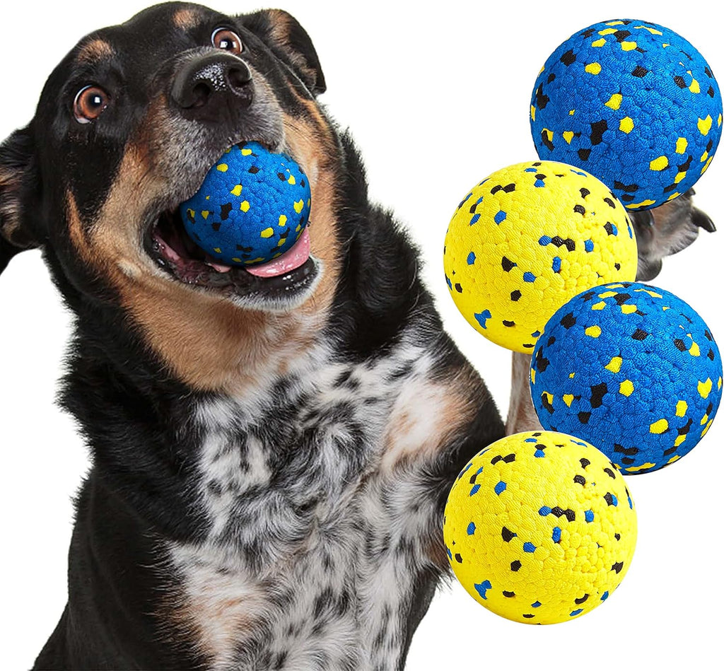 Dog Fetch Ball Set – Durable Foam Tennis Balls for Interactive Play